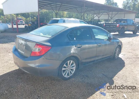 2012 Honda Civic Ex z USA, uszkodzony, nr VIN 2HGFB2F87CH591488